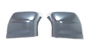 MC228 16-24 Nissan TITAN XD Tow-style 2 PCS With Turn Signal Full Chrome Tape-on Mirror Cover
