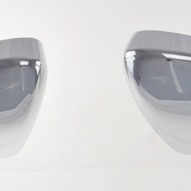 MC252 13-20 Ford Fusion 2 PCS No Turn Signal Top Chrome Tape-on Mirror Cover