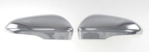 MC259 13-20 Ford Fusion 2 PCS With Turn Signal Top Chrome Tape-on Mirror Cover