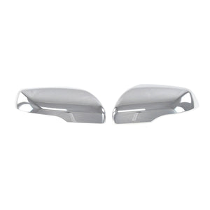 MC276 15-24 Ford Edge 2 PCS With Turn Signal Top Chrome Tape-on Mirror Cover