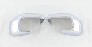 MC326 21-24 Ford Bronco Sport, 22-24 Ford Maverick 2 PCS No Turn Signal Top Chrome Replacement Mirror Cover