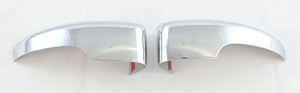 MC337 18-22 Ford EcoSport 2 PCS With Turn Signal Chrome Tape-on Mirror Cover