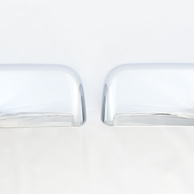 MC350 2010 Dodge Ram 2500/Ram 3500, 11-22 Ram 2500/3500 Non-Tow Style 2 PCS With Turn Signal Top Chrome Tape-on Mirror Cover