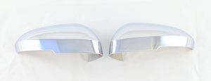 MC354 21-24 Nissan Rogue, 22-24 Mitsubishi Outlander/Outlander PHEV 2 PCS With Turn Signal Top Chrome Tape-on Mirror Cover