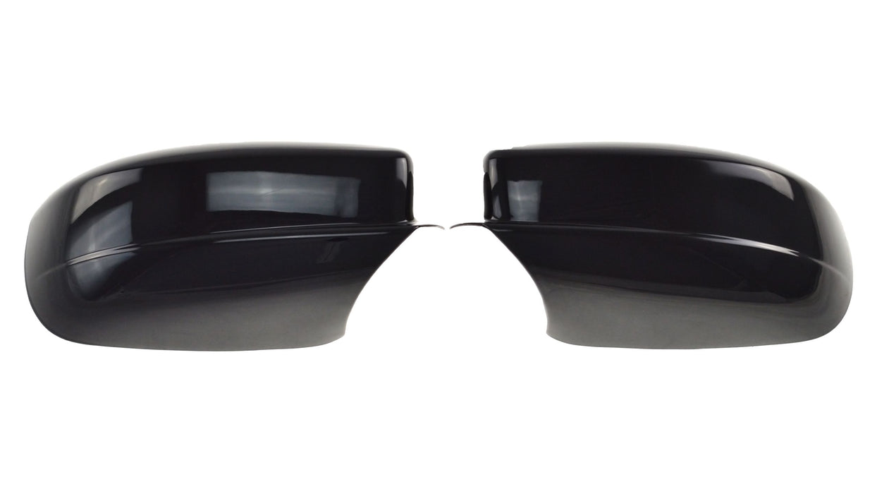 MC6165BLK 11-14 Chrysler 200, 11-23 Chrysler 300, 11-23 Dodge Charger 2 PCS No Turn Signal Full Gloss Black Tape-on Mirror Cover