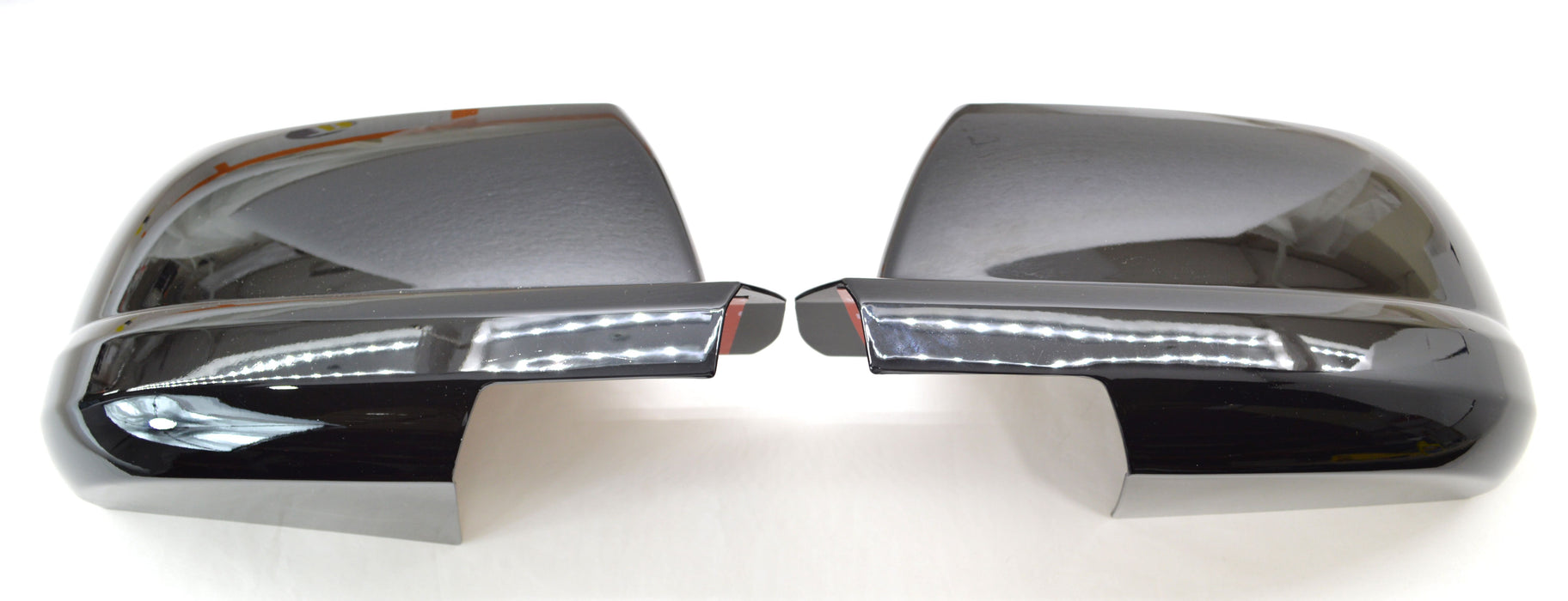 MC6177BLK 07-22 Toyota Sequoia, 07-21 Toyota Tundra 2 PCS Full Gloss Black Tape-on Mirror Cover