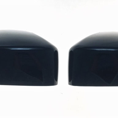 MC6196BLK 12-18 Ford Focus, 13-16 Ford Escape, 13-18 Ford C-Max 2 PCS No Turn Signal Top Gloss Black Tape-on Mirror Cover