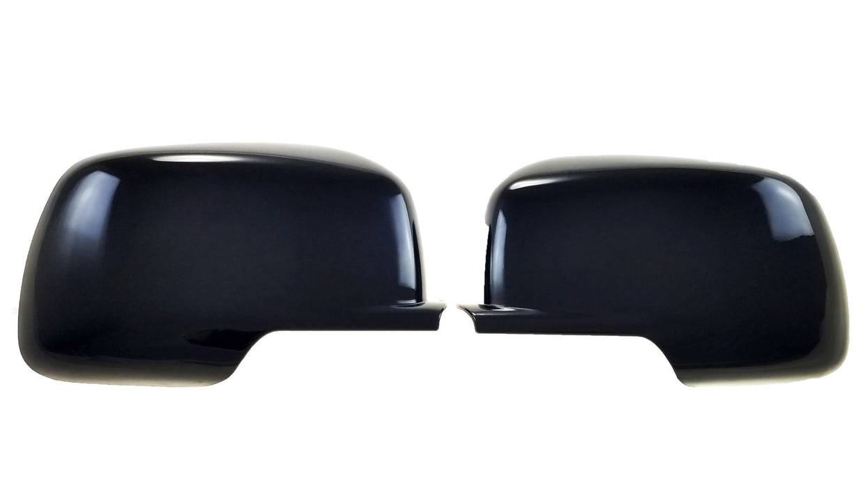 MC6219BLK 09-20 Dodge Journey 2 PCS Full Gloss Black Tape-on Mirror Cover