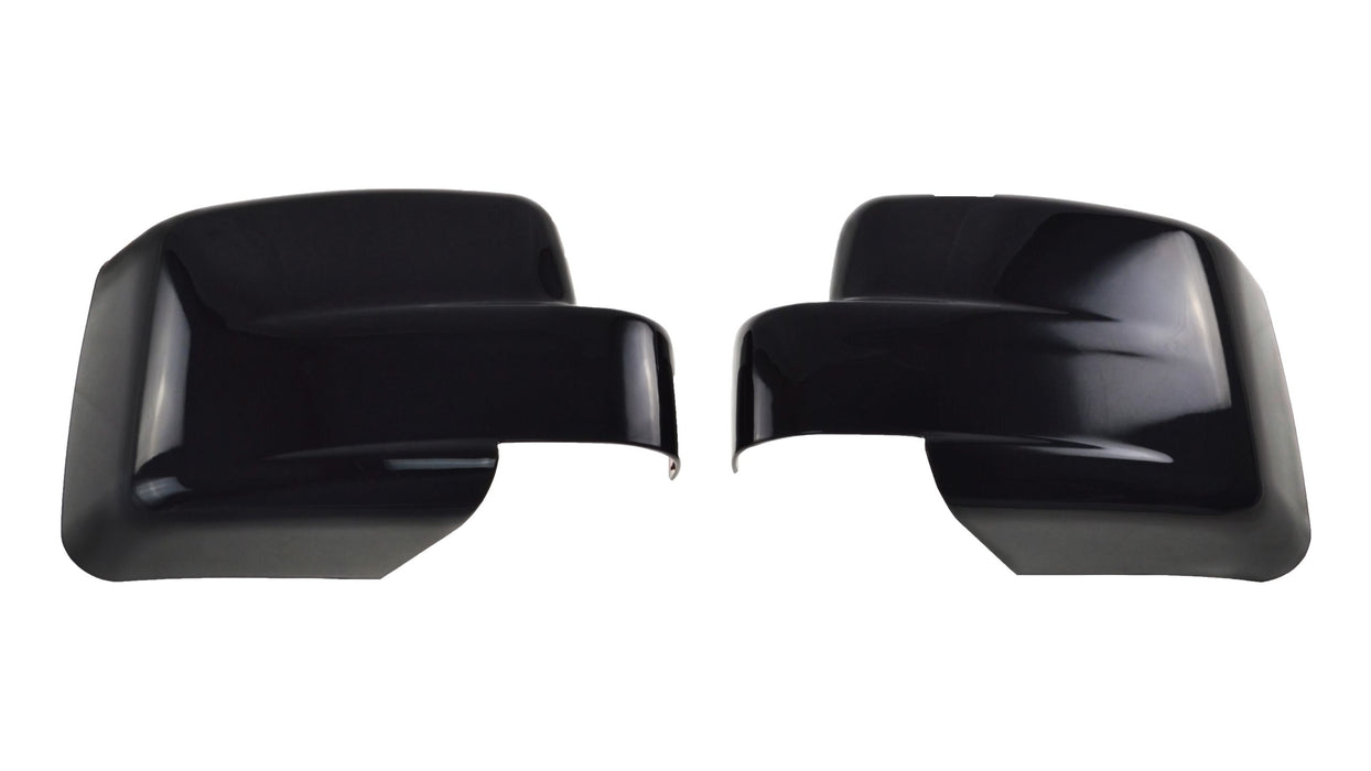 MC6243BLK 09-17 Jeep Patriot 2 PCS Full Gloss Black Tape-on Mirror Cover