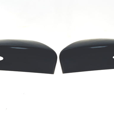 MC6244BLK 13-18 Nissan Altima, 13-19 Nissan Sentra, 16-23 Nissan Maxima (Only Fits 4DR Sedan Altima) 2 PCS With Turn Signal Top Gloss Black Tape-on Mirror Cover