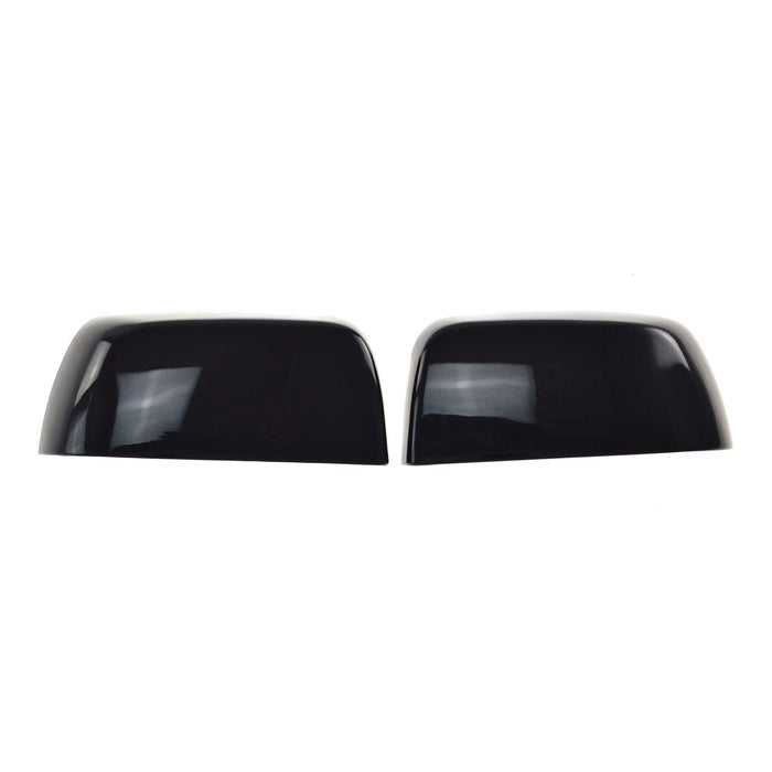 MC6247BLK 15-22 Chevrolet Colorado, 15-22 GMC Canyon 2 PCS Top Gloss Black Tape-on Mirror Cover