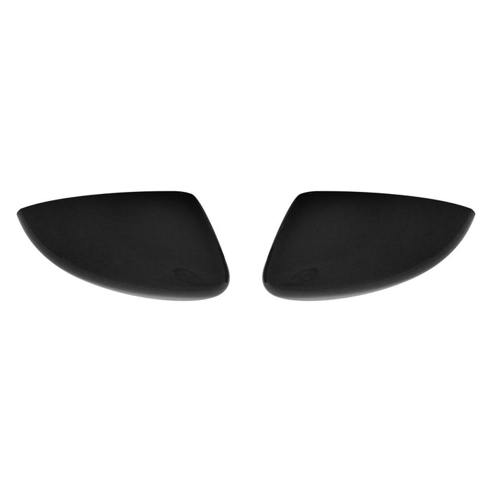 MC6248BLK 15-17 Chrysler 200 2 PCS No Turn Signal Top Gloss Black Tape-on Mirror Cover