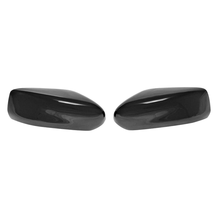 MC6257BLK 13-18 Nissan Altima 2 PCS No Turn Signal Top Gloss Black Tape-on Mirror Cover