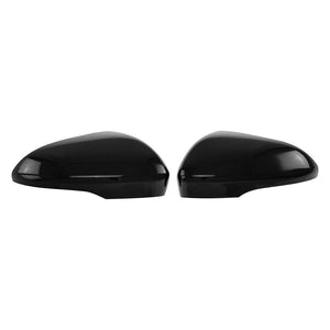 MC6259BLK 13-20 Ford Fusion 2 PCS With Turn Signal Top Gloss Black Tape-on Mirror Cover