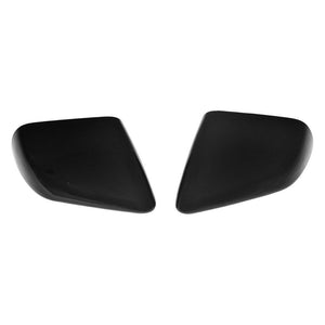 MC6274BLK 15-24 Ford Mustang 2 PCS With Turn Signal Top Gloss Black Tape-on Mirror Cover