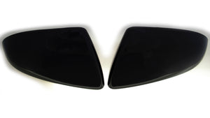 MC6286BLK 16-21 Hyundai Elantra 2 PCS No Turn Signal Top Gloss Black Tape-on Mirror Cover