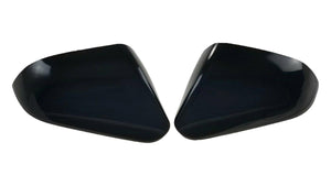 MC6289BLK 15-19 Hyundai Sonata 2 PCS No Turn Signal Top Gloss Black Tape-on Mirror Cover