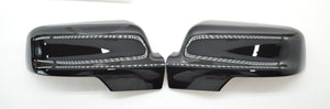 MC6290BLK 19-24 Ram 1500 2 PCS With Turn Signal Top Gloss Black Tape-on Mirror Cover
