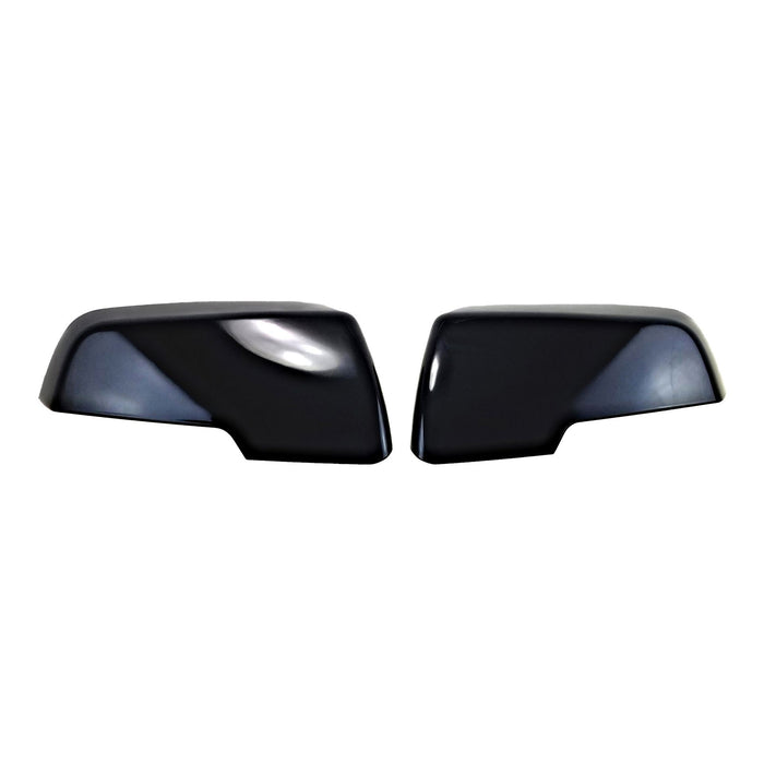 MC6294BLK 18-23 Chevrolet Traverse, 20-23 GMC Acadia 2 PCS W/ or W/O Turn Signal Gloss Black Tape-on Mirror Cover