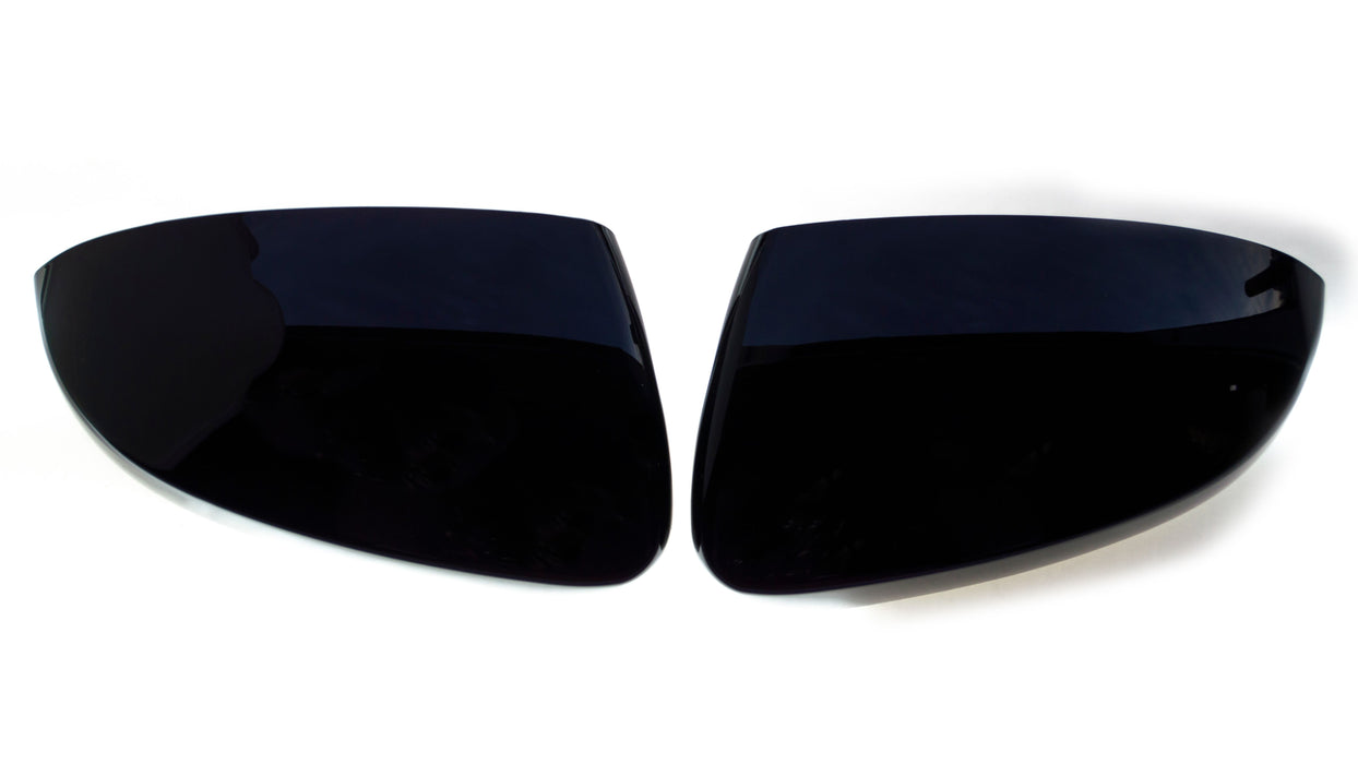 MC6300BLK 16-21 Hyundai Tucson 2 PCS No Turn Signal Top Gloss Black Tape-on Mirror Cover