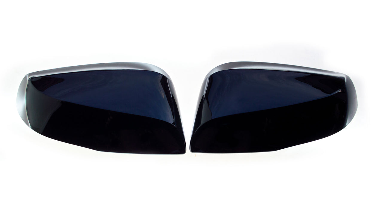 MC6301BLK 19-24 Toyota RAV4 2 PCS With Turn Signal Top Gloss Black Replacement Mirror Cover