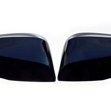 MC6301BLK 19-24 Toyota RAV4 2 PCS With Turn Signal Top Gloss Black Replacement Mirror Cover