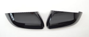MC6313BLK 20-24 Ford Explorer 2 PCS No Turn Signal Top Gloss Black Tape-on Mirror Cover