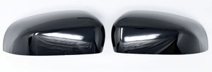 MC6316BLK 14-23 Jeep Cherokee, 17-24 Jeep Compass 2 PCS Top Gloss Black Replacement Mirror Cover