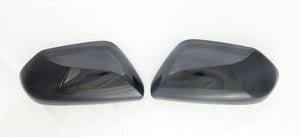 MC6317BLK 17-22 Toyota Prius, 19-23 Toyota Camry 2 PCS No Turn Signal Top Gloss Black Replacement Mirror Cover