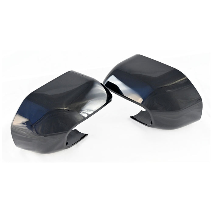 MC6326BLK 21-24 Ford Bronco Sport, 22-24 Ford Maverick 2 PCS No Turn Signal Top Gloss Black Replacement Mirror Cover