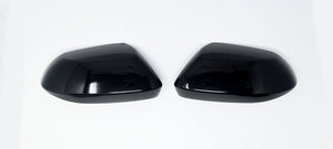 MC6347BLK 19-24 Toyota Corolla Does not fit Hybrid 2 PCS Top Gloss Black Tape-on Mirror Cover
