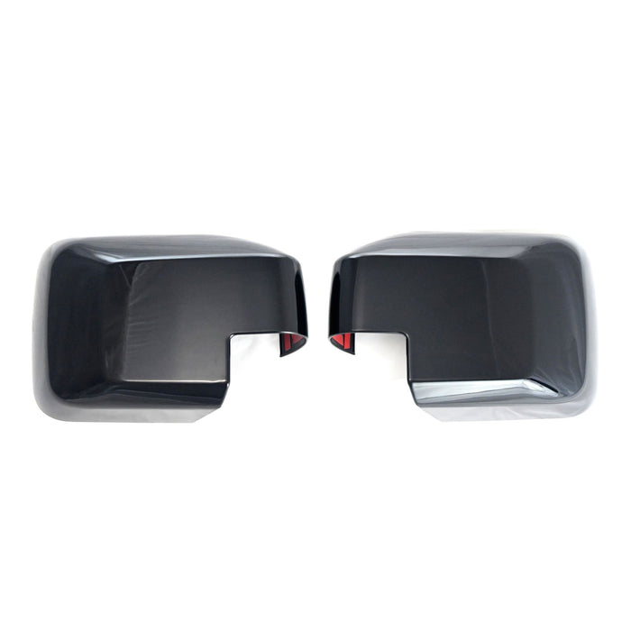 MC6349BLK 21-24 Ford Bronco 2 PCS No Turn Signal Full Gloss Black Tape-on Mirror Cover