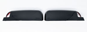MC6350BLK 2010 Dodge Ram 3500/Ram 2500, 11-22 Ram 2500/3500 Non-Tow Style 2 PCS With Turn Signal Top Gloss Black Tape-on Mirror Cover
