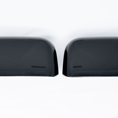 MC6350BLK 2010 Dodge Ram 3500/Ram 2500, 11-22 Ram 2500/3500 Non-Tow Style 2 PCS With Turn Signal Top Gloss Black Tape-on Mirror Cover