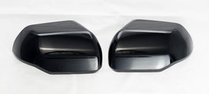 MC6353BLK 22-24 Toyota Tundra, 23-24 Toyota Sequoia 2 PCS With Turn Signal Gloss Black Tape-on Mirror Cover