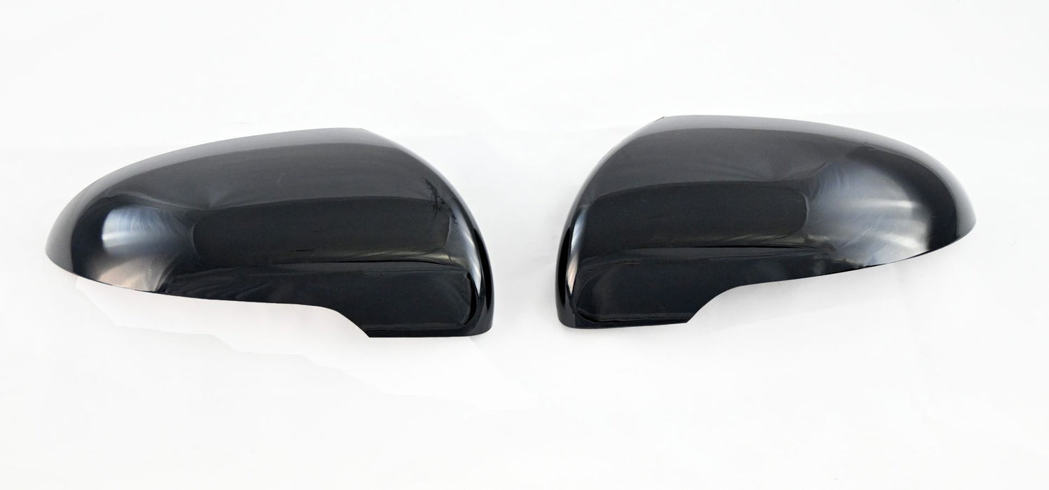 MC6356BLK 16-20 Kia Sorento 2 PCS With Turn Signal Top Gloss Black Tape-on Mirror Cover