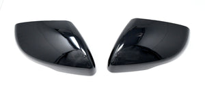 MC6358BLK 19-24 Ford Edge 2 PCS With Turn Signal Full Gloss Black Tape-on Mirror Cover