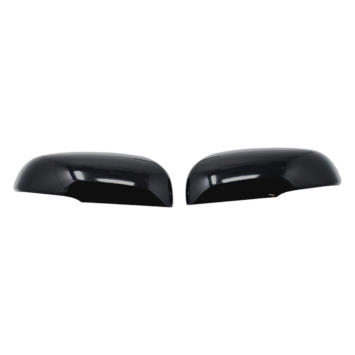 MC6370BLK 16-22 Honda Pilot, 17-24 Honda Ridgeline, 19-24 Honda Passport 2 PCS With Turn Signal Top Gloss Black Tape-on Mirror Cover