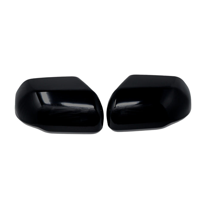 MC6371BLK 22-24 Toyota Tundra, 23-24 Toyota Sequoia 2 PCS No Turn Signal Top Gloss Black Tape-on Mirror Cover