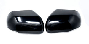 MC6371BLK 22-24 Toyota Tundra, 23-24 Toyota Sequoia 2 PCS No Turn Signal Top Gloss Black Tape-on Mirror Cover