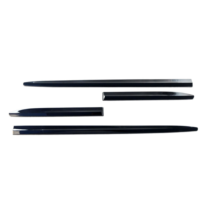 SM6104BLK 20-24 Ford Explorer 4 PCS Gloss Black Tape-on Door Molding Set