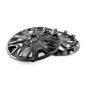 WC114-16BLK 15-23 Ford Transit Connect 4 PCS Gloss Black Snap-on Wheel Cover Set