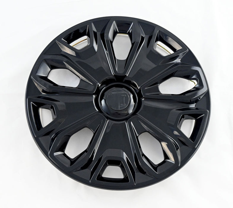 WC114-16BLK 15-23 Ford Transit Connect 4 PCS Gloss Black Snap-on Wheel Cover Set