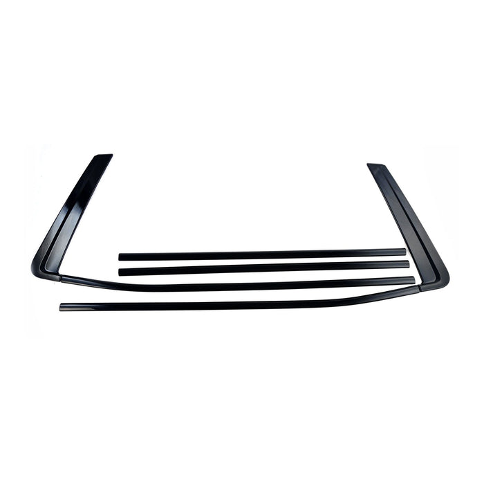 WT6002BLK 21-24 Chevrolet Tahoe 6 PCS Gloss Black Tape-on Window Trim Set